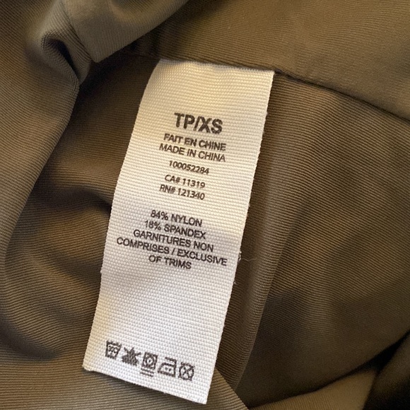 Garage Green Spaghetti Strap V-Neck Bodysuit - Picture 4 of 4